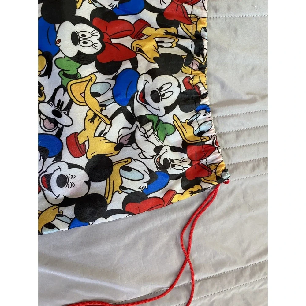 Disney Mickey & Friends Faces Drawstring Bag –‎ Sack Gym Backpack – Official